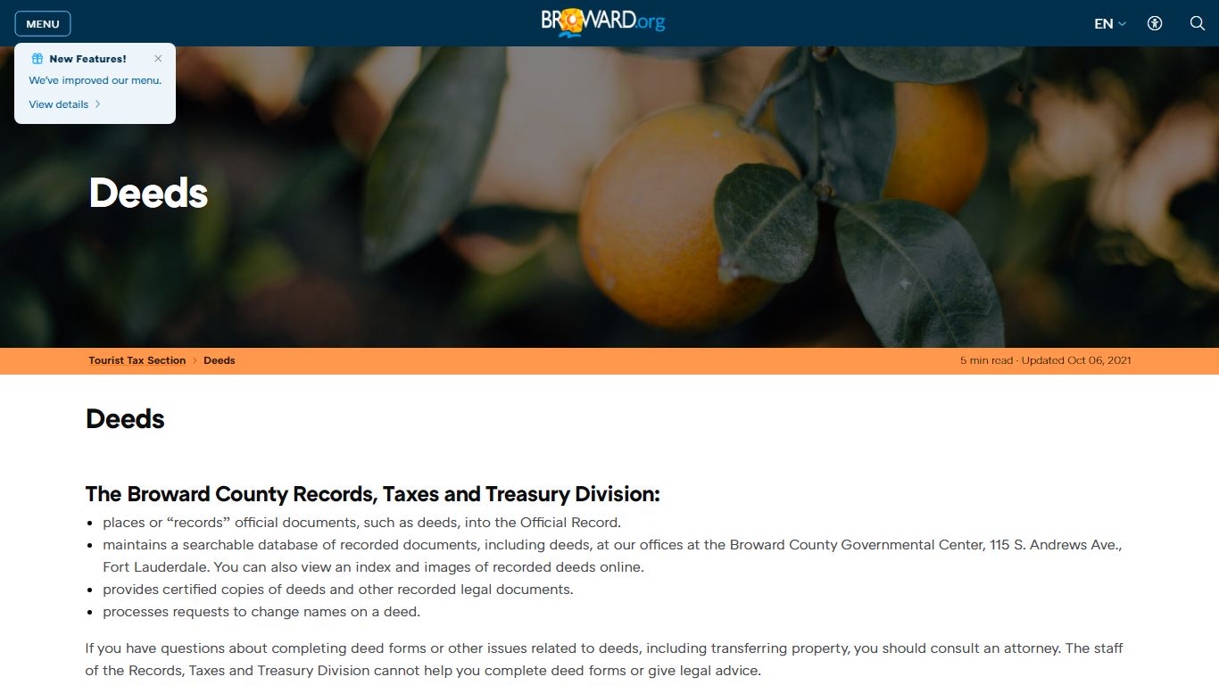 Records Deeds - Broward County, Florida