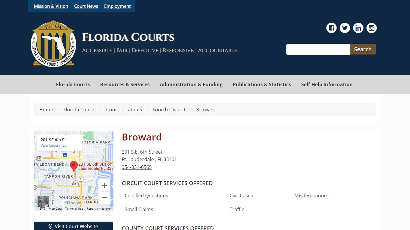 Broward - Florida Courts